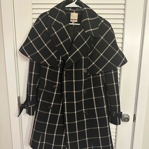 Black and white jacket with belt - part of the scandal collection - the limited